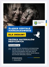 Śląskie Szpitale marszałkowskie wspierają Ukrainę!