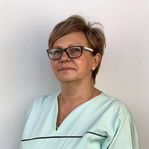 mgr Danuta Zakrzewska - Pielęgniarka Oddziałowa Oddziału Chorób Wewnętrznych